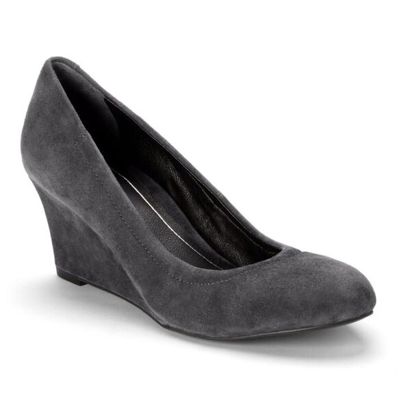 Vionic 'Camden' suede wedge heels, size 10 - Picture 1 of 12